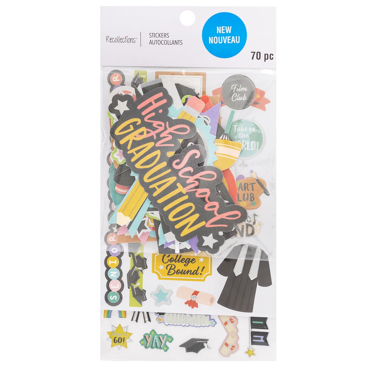 High School Graduation Sticker Flip Pack by Recollections&#x2122;